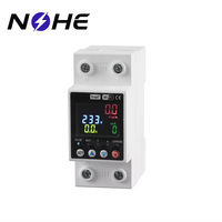 Compteur intelligent TUYA APP 63A AC en plastique 220V avec protection contre les surtensions/sous-tensions, écran LCD et contrôle à distance WIFI pour maison connectée