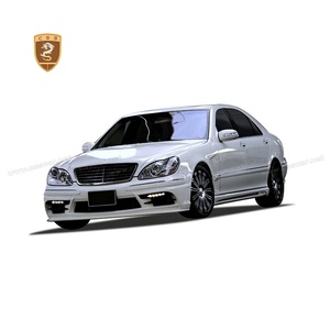 ชุดแต่งรอบคันสำหรับรถเบนซ์ <span class=keywords><strong>S</strong></span>-Class รุ่น Wide Style W220 วัสดุ FRP แบบ WD Style มีสินค้าในสต็อก - Product Image 2