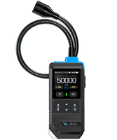 Detector de Fugas de Gas Combustible FNIRSI GD-02, Tiempo de Muestreo de 0.5s, Alta Precisión 1ppm/1%LEL, Larga Vida Útil, para CH4, C3H8, GLP y Gas Natural