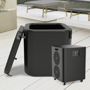 Nhà máy trực tiếp Thiết kế hiện đại thông minh tự động ứng dụng kiểm soát lạnh Plunge Máy làm lạnh với Ice Bath bồn tắm Spa cho ngoài trời bên ngoài sử dụng - Product Image 1