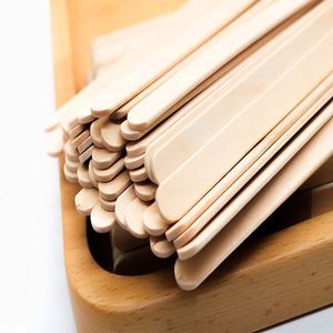 50 bâtonnets en bois pour glaces et sucettes glacées - Design moderne et épuré, couleur naturelle, pour loisirs créatifs DIY - Product Image 5
