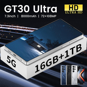 Teléfono Inteligente GT30 Ultra 5G LTE de Alta Calidad, Gran Venta, Editor de Fotos, Pantalla HD de 7.3 Pulgadas, 16 GB + 1 TB, Deca Core, Doble SIM, Reconocimiento Facial - Product Image 6