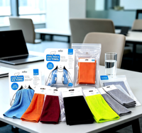 Serviette rafraîchissante personnalisée avec code QR, serviette de sport froide avec impression QR pour promotion d'entreprise