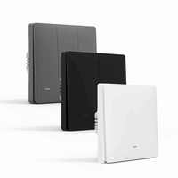 SIXWGH voor Smart Life WiFi Slimme Wandlichtschakelaar Touch Panel Neutraal Optioneel 1 2 3-voudig Alexa Google Home Yandex Alice