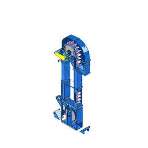 small grain chain vertical plastic elevator bucket for limestone processing plant
