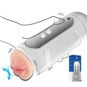 Tise Aircraft Cup - Juguete Sexual Masculino Eléctrico Inteligente con Vibración Multifrecuencia y Simulación de Doble Canal para Masturbación - Product Image 1