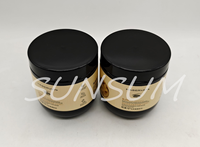 Emballage de soins de la peau cosmétique en plastique à large bouche crème givrée masque capillaire pot 30% 50% 100% PCR