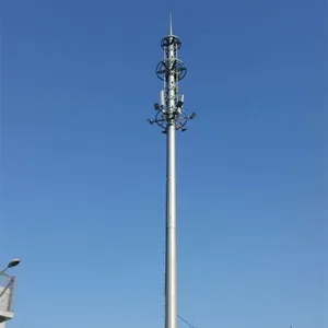 Monopole Telecom Tower Price 9 Years Foreign Trade Experience Solar Tv Satellite Telecom Monopole Ham Antenna Telecom 20m 30m 25 Meter Self Support Tower