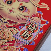 Ornement en laiton Chat porte-bonheur de dessin animé, Décoration de bureau porte-bonheur, Cadeau festif pour l'inauguration de magasins et entreprises