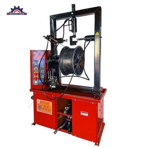 Machine de façonnage de jantes de voiture entièrement automatique, réparation de façonnage en alliage d'aluminium, machine de réparation de déformation de jantes en acier - Product Image 5