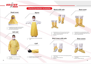Penutup sepatu bot isolasi penutup sepatu plastik sekali pakai penutup bot HDPE dengan elastis - Product Image 6