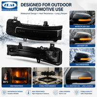 2 Buah Lampu Sinyal Belok Cermin Samping LED Dinamis untuk Mitsubishi ASX Pajero/Montero Sport L200 Outlander Plug-and-Play