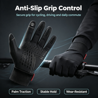 Gants d'hiver imperméables à écran tactile, rechargeables, électriques, chauffants, pour moto, snowboard, motoneige, en polyester