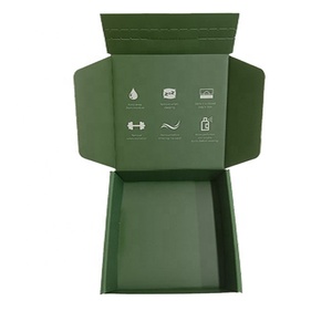 Sinh thái thân thiện Bưu Chính giấy các tông bao bì tùy chỉnh in ấn hai bên Kraft hộp bưu phẩm với logo cho vận chuyển - Product Image 1