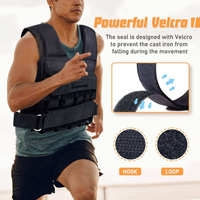 ZJFIT ActEarly hommes tactique entraînement poids gilets plaque transporteur poids chargement gilet réglable lourd lesté gilet