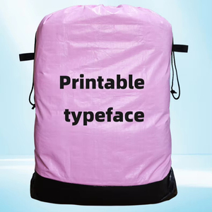 China Factory Promotional Reusable Drawstring Tarpaulin Plastic Bags for Travel Moving Packaging Umbrella & Bedding Use