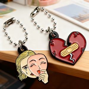 Porte-clés en métal personnalisé de haute qualité, porte-clés en acier inoxydable, pendentif de Noël, cadeaux de Noël - Product Image 5