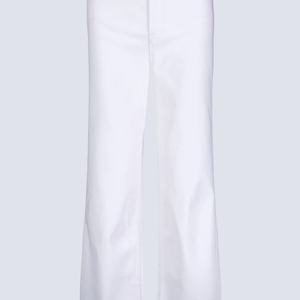 Jeans Rectos de Cintura Alta para Mujer, Blancos, Personalizados OEM/ODM, 100% Algodón, Pantalones Vaqueros de Moda - Product Image 5
