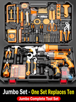 Boîte à outils multifonction en plastique imperméable pour la maison, kit d'outils pour électricien, ensemble d'outils ménagers