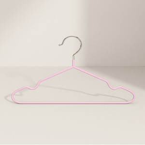 Plastic Hangers For Children And Babies With Manganese Steel Core Durable Household Wardrobe Hanger Rectangle Shape Hook Type - Product Image 2