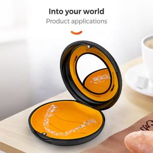 เคส Retainer,เคส Aligner แบบบางพร้อมรูระบายอากาศและกระจกที่ปรับได้ - Product Image 4