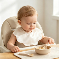Bavoirs bandana de luxe 100 % soie de mûrier pour bébé, doux, hypoallergéniques, pour peaux sensibles, bavoirs anti-bave pour nourrissons, bavoirs de dentition pour nouveau-nés