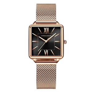Hannah <span class=keywords><strong>Martin</strong></span> 1082 nouvelle mode coréenne décontracté mouvement japonais femmes carré analogique Quartz montre de luxe citoyen <span class=keywords><strong>dessin</strong></span> <span class=keywords><strong>animé</strong></span> Style - Product Image 1
