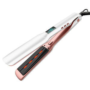 Nouveau <span class=keywords><strong>produit</strong></span> personnalisé Planchas Para Cabello fer plat <span class=keywords><strong>pas</strong></span> <span class=keywords><strong>cher</strong></span> Salon <span class=keywords><strong>professionnel</strong></span> puissant rapide fer à lisser les cheveux fer à cheveux - Product Image 1