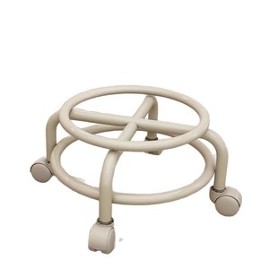 Taburete de tela suave con forma geométrica y ruedas para niños y uso doméstico - Product Image 5