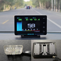 Outil de diagnostic automobile avec jauge XS OBD2, compteur de vitesse numérique GPS, affichage tête haute HUD, fonctions multiples pour voitures