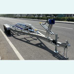 Op maat gemaakte 30ft aluminium boottrailer met drie assen & polypropyleen latten & hydraulische rem & VIN DOT CE-goedkeuring groothandelsprijs - Product Image 5