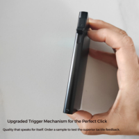 Caja de Aluminio Minimalista para Tarjetas de Crédito con Protección RFID, con Logotipo OEM Personalizado, para Hombre, con Placa Integrada
