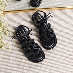 Thick Sole Roman <b>Sandals</b> Women Summer 2026 New Retro Cross Strap Outer Wear <b>Flat</b> Beach Shoes Plus Size Women Shoes - Product Image 2