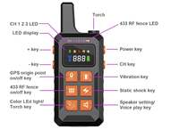 Système de clôture pour chien sans fil GPS de fabrication supérieure, rechargeable, haute précision, invisible, télécommande virtuelle, nylon, plastique
