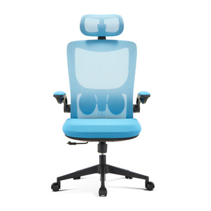 <span class=keywords><strong>Silla</strong></span> de Oficina Ergonómica Moderna, Totalmente de Malla, Respaldo Alto Ajustable, Base de Nailon, Giratoria, con Ruedas, para Hotel y Oficina - Product Image 3