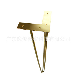 Stainless Steel Table Legs Gold Modern Design Heavy Duty Furniture Accessories Indoor Use 700mm Customizable Shape - Product Image 5