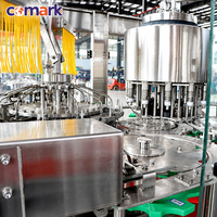 Solution commerciale pour l'eau potable : Ligne de remplissage automatique de bouteilles PET, système de remplissage certifié CE ISO COMARK