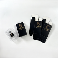 Boîte d'emballage pliable personnalisable en papier couché pour flacons vides de 3 ml, 5 ml, 10 ml, avec plateau en plastique pour peptides