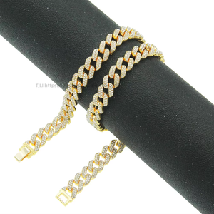 Narrow <b>Cuban</b> <b>Chain</b> Necklace, Men's Hipster Dancing Nightclub Hip-hop Accessories Collarbone <b>Chain</b> Tanjing Fashion - Product Image 1