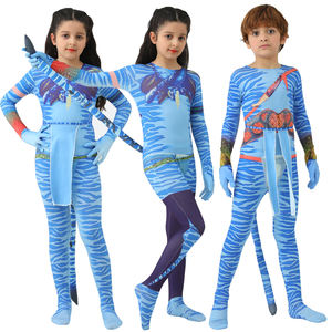 Disfraz <span class=keywords><strong>de</strong></span> <span class=keywords><strong>Jake</strong></span> Sully y Neytiri <span class=keywords><strong>de</strong></span> XJ TV & Movie, Traje Zentai, Mono para Niños y Adultos, Disfraces <span class=keywords><strong>de</strong></span> Halloween, Conjunto Familiar - Product Image 1