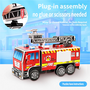 Rompecabezas 3D, Juguete Educativo para Niños, Modelo de Papel para Armar, Juguete de Aprendizaje Temprano, Juguetes Interactivos para Padres e Hijos - Product Image 4