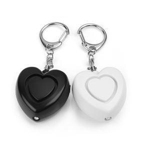 Alarme d'urgence anti-attaque 130db de sécurité personnelle en forme de coeur chaud avec lumière LED pour les vieux enfants étudiants - Product Image 2