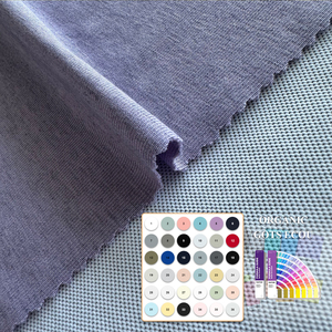 Tissu en mélange de laine et de <span class=keywords><strong>bambou</strong></span>, tricoté 11 côtes, extensible, anti-boulochage, qui conserve sa forme, pour col, poignets, ourlets et capuches de vêtements - Product Image 5