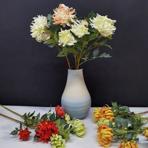 <span class=keywords><strong>Flores</strong></span> <span class=keywords><strong>Artificiales</strong></span> de Dalia de Látex con Diseño Realista, para Bodas, Navidad, Graduaciones, Día de la Madre, Decoración del Hogar - Product Image 2