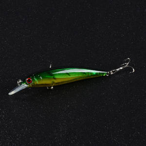 DORISEA Leurre de pêche méné de qualité 3D Eyes Appât dur en plastique pour dorade pour rivière lac ruisseau Jig Wobblers Crankbait - Product Image 5