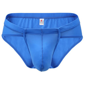 Sous-vêtement moulant sexy pour hommes Slip <span class=keywords><strong>de</strong></span> bikini léger respirant en soie <span class=keywords><strong>de</strong></span> glace - Product Image 4