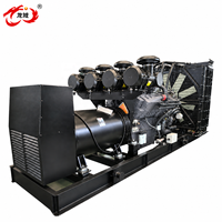 Pembangkit Listrik Tenaga Besar Efisiensi Tinggi 800kW 1000kVA Generator Diesel Tipe Terbuka untuk Gardu Induk