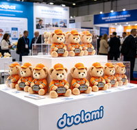Jouets en peluche personnalisés, ours en peluche doux, poupée de dessin animé pour enfants, cadeaux, événements promotionnels, jouets en peluche personnalisés