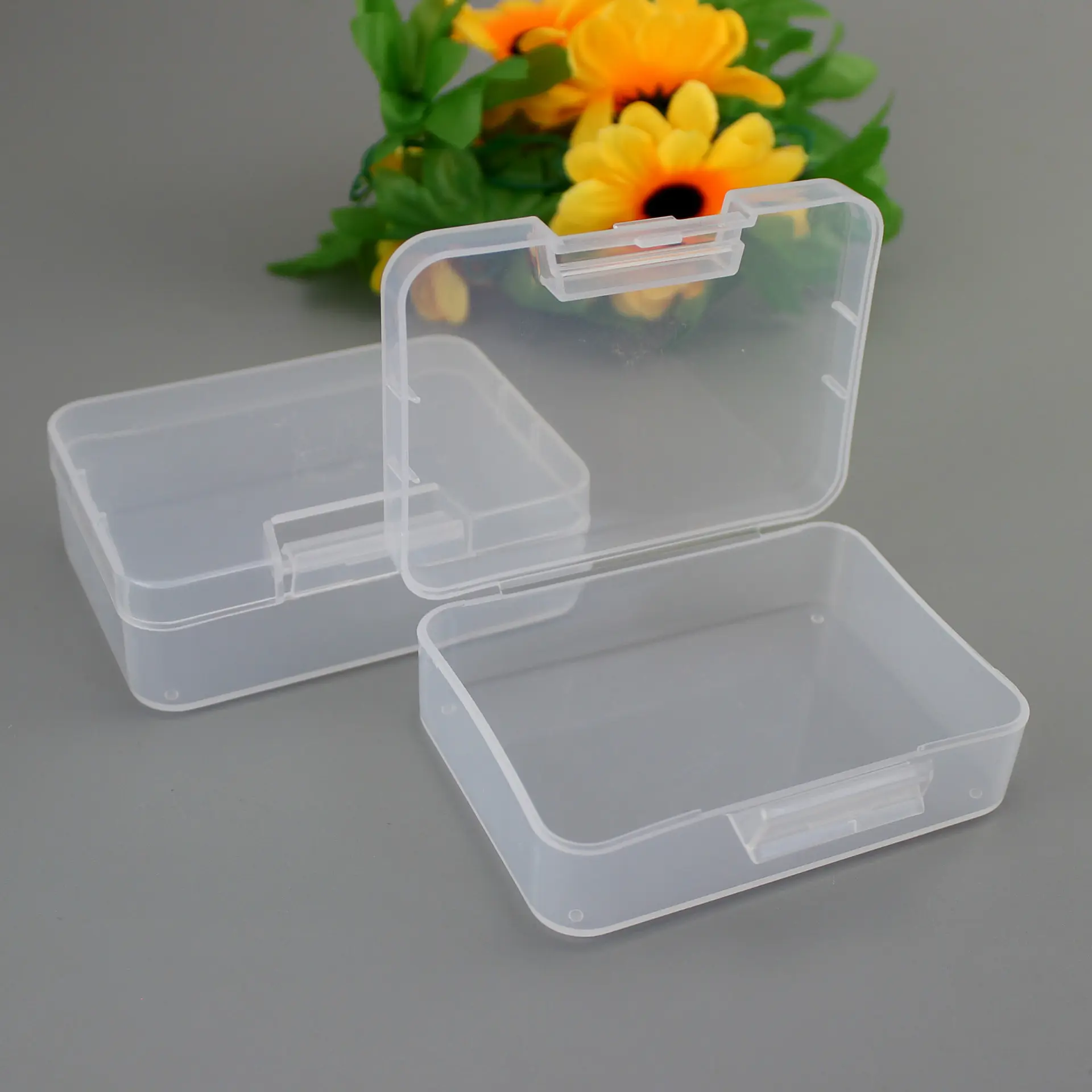 Screw Case Beads Container New Clear Lidded Small Plastic Box for Trifles Parts Manicure Tools Storage Box