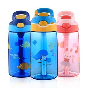 Bouteille d'eau pour enfants de haute qualité en Tritan avec cordon, résistante à la chaleur - Product Image 2